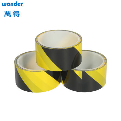 Wonder OPP Uyarı PVC yapışkan bantlar Sarı Siyah Renk İçeride Kullanımı