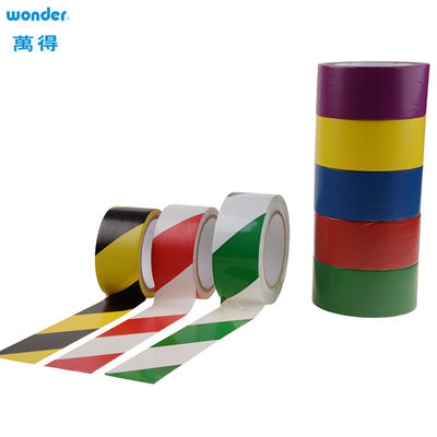 ODM Wonder PVC elektrik yalıtım bantı, Sarı Siyah Alev Eğirme PVC bantı