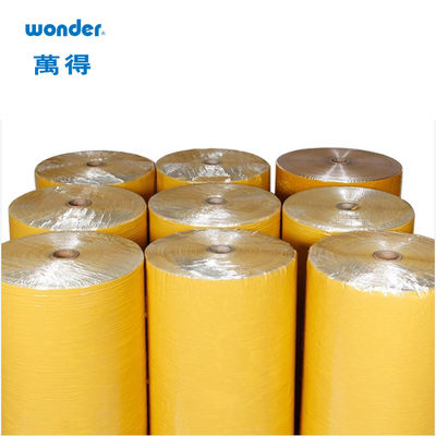 Şeffaf BOPP kendi kendine yapışkan bant Jumbo Roll Bundling Akrilik yapışkan