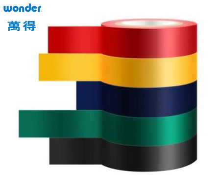 Soğuğa dayanıklı Wonder PVC yalıtım bantı, alev karşıtı 50 mm siyah yalıtım bantı