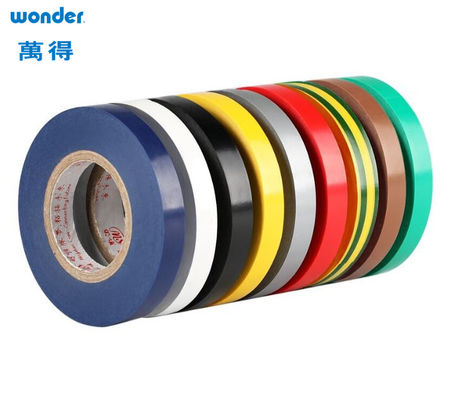 Kırmızı Parlak Yüzey PVC Yapışkan Teypler Soğuk Kanıtlı Voltaj Direnci