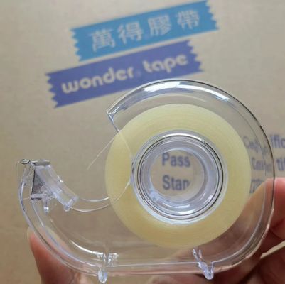 DIY Açık BOPP Yazıcılık Teyp 18mm Genişlik Projeler İçin Sarımsı Bireysel