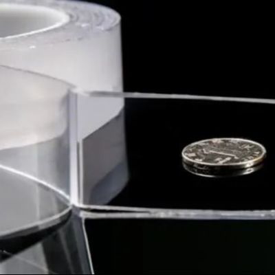 Şeffaf Nano Tepe Rulo Ev ve Endüstriyel Uygulamalar için Güçlü ve Tekrar Kullanılabilir Yapıştırıcı,2 mm Kalınlığı
