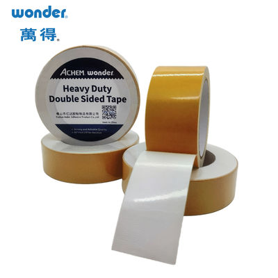 Dokuma Kumaş Tabanlı ve Sıcak Erime Yapışkanlı, Güçlü Yapışma İçin Çift Taraflı Kendinden Yapışkanlı Bant