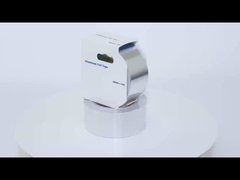 Gümüş Termal Alüminyum folyo bantı 0.1mm Kalınlık Güçlü yapışkanlık