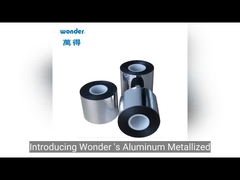 Metalize Film Tipi BOPP Paketleme Teyp 0.055mm Isı Koruma